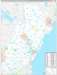 Portsmouth-Rochester, NH Metro Area Zip Code Map